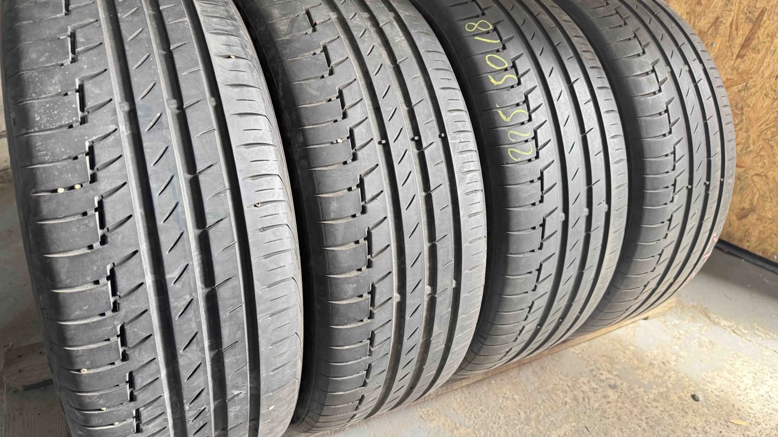 Придбати вживані шини Continental Premium Contact 6 225/50 R 18 Вживані шини з Європи Continental Premium Contact 6 225/50 R 18