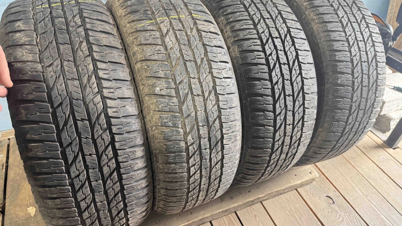 Придбати вживані шини Yokohama Geolendar A/T G 015 225/55 R 18 Вживані шини з Європи Yokohama Geolendar A/T G 015 225/55 R 18