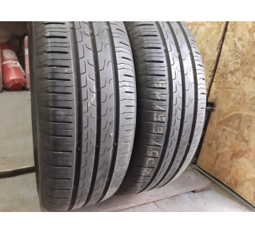 Шини на авто в хорошому стані Continental EcoContact 6 шириною 205 висотою 65 радіусом R 16 низькі ціни