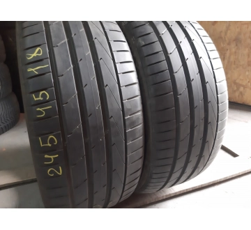 Шини на авто в хорошому стані Hankook Ventus S1 EVO 2     шириною 245 висотою 45 радіусом R 18 низькі ціни