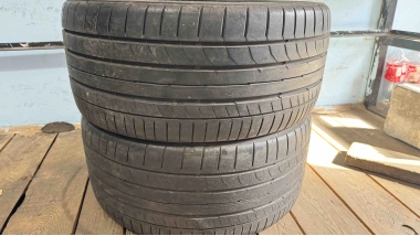 Уживані шини з Європи Continental Conti Sport Contact 5 255/35 R 18 Шини на авто в хорошому стані Continental Conti Sport Contact 5 шириною 255 висотою 35 радіусом R 18 низькі ціни
