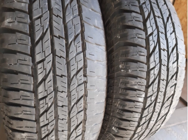 Уживані шини з Європи Yokohama Geolendar A/T 245/70 R 16 Шини на авто в хорошому стані Yokohama Geolendar A/T шириною 245 висотою 70 радіусом R 16 низькі ціни