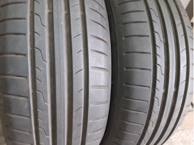 Шини на авто в хорошому стані Dunlop Sport Blueresponse шириною 215 висотою 65 радіусом R 16 низькі ціни