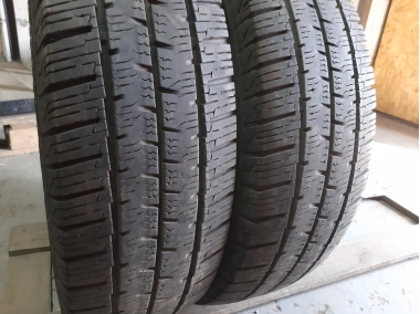 Уживані шини з Європи Continental Van Contact 4 Season 205/75 R 16C Шини на авто в хорошому стані Continental Van Contact 4 Season шириною 205 висотою 75 радіусом R 16C низькі ціни
